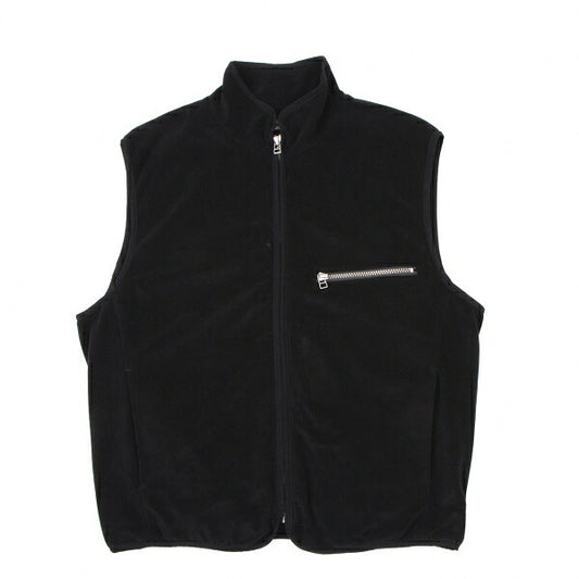 ISSEY MIYAKE MEN Fleece Zip Vest Black Size L