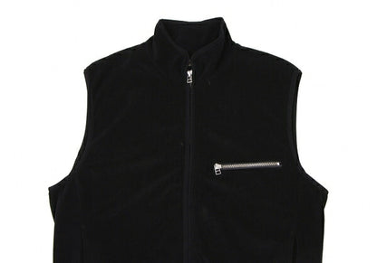 ISSEY MIYAKE MEN Fleece Zip Vest Black Size L