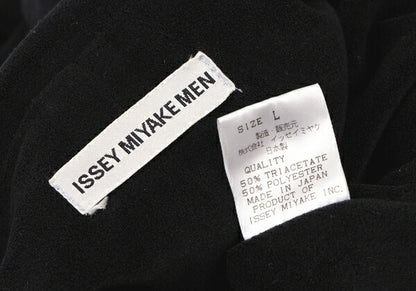 ISSEY MIYAKE MEN Fleece Zip Vest Black Size L