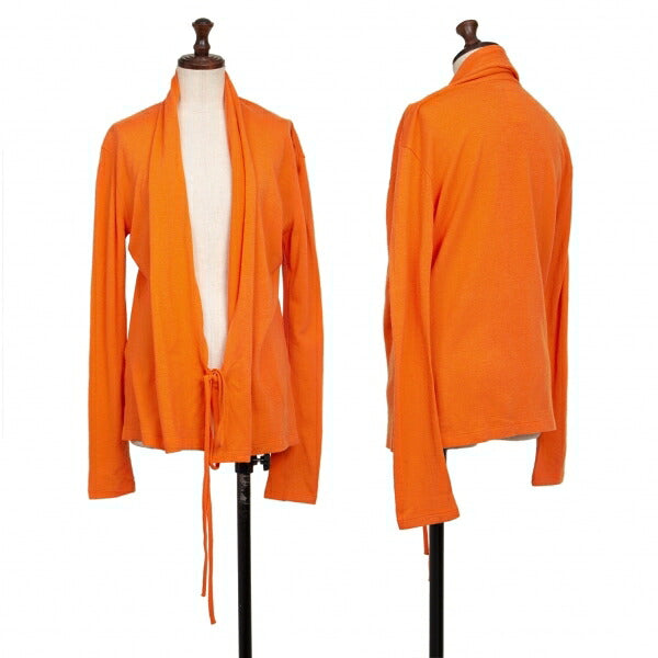 Yohji Yamamoto FEMME Wool Front Cardigan Orange Size 3
