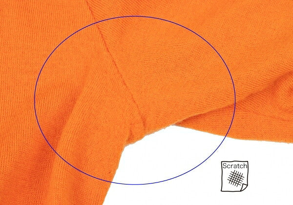 Yohji Yamamoto FEMME Wool Front Cardigan Orange Size 3