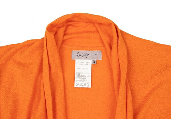 Yohji Yamamoto FEMME Wool Front Cardigan Orange Size 3