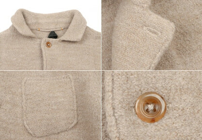 45rpm 45R Alpaca Blend Knit Jacket Brown Size 2