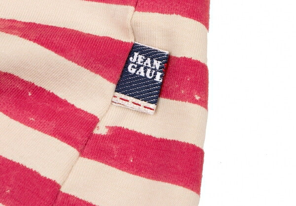 Jean's Paul GAULTIER Cotton Logo Stripe Pink White Size M