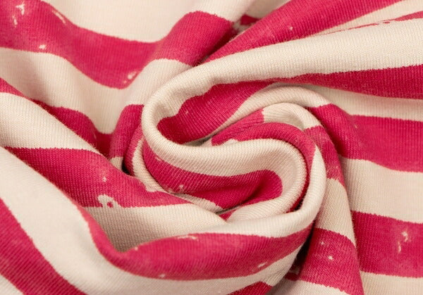 Jean's Paul GAULTIER Cotton Logo Stripe Pink White Size M