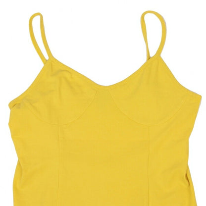 Jean Paul GAULTIER FEMME Cotton Camisole Yellow Size 40