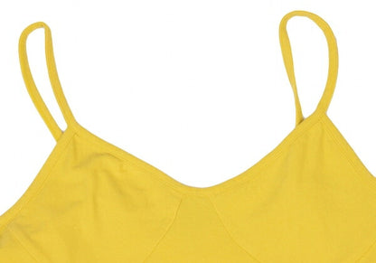 Jean Paul GAULTIER FEMME Cotton Camisole Yellow Size 40
