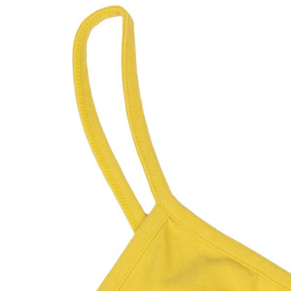 Jean Paul GAULTIER FEMME Cotton Camisole Yellow Size 40
