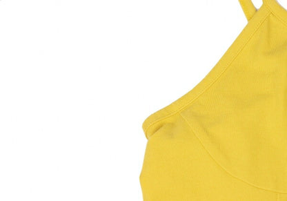 Jean Paul GAULTIER FEMME Cotton Camisole Yellow Size 40