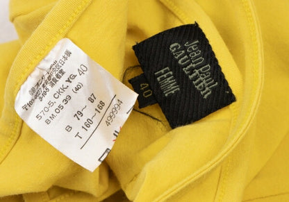 Jean Paul GAULTIER FEMME Cotton Camisole Yellow Size 40