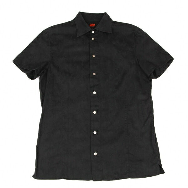Jean Paul GAULTIER Cotton Floral Shirt Black Size 46