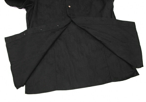 Jean Paul GAULTIER Cotton Floral Shirt Black Size 46