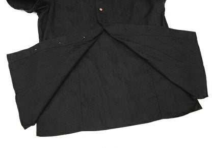 Jean Paul GAULTIER Cotton Floral Shirt Black Size 46