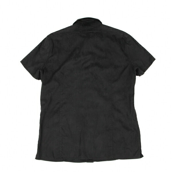 Jean Paul GAULTIER Cotton Floral Shirt Black Size 46