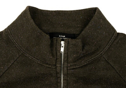 tricot COMME des GARCONS Garment Dyed Blouson Green Size M
