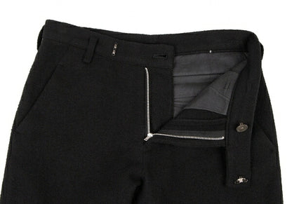 Y's Wool Cropped Pants Black Size 2