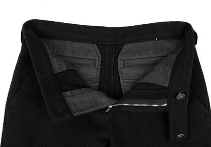Y's Wool Cropped Pants Black Size 2
