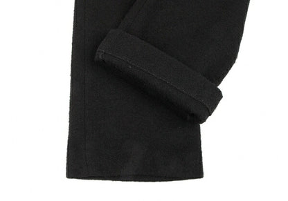 Y's Wool Cropped Pants Black Size 2