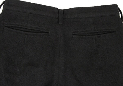 Y's Wool Cropped Pants Black Size 2