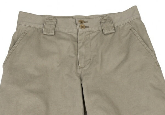 Y's Cotton Back Flap Pocket Pants Beige Size 1