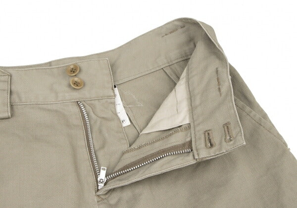 Y's Cotton Back Flap Pocket Pants Beige Size 1