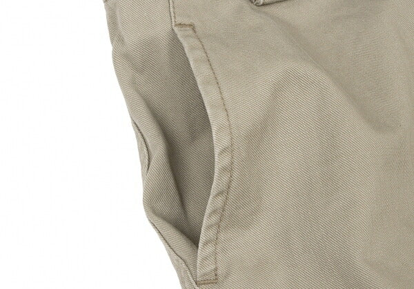 Y's Cotton Back Flap Pocket Pants Beige Size 1