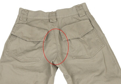 Y's Cotton Back Flap Pocket Pants Beige Size 1