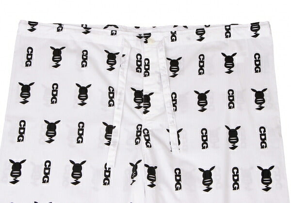 CDG 22AW Pokemon Character Logo Print Pants W/B Size S