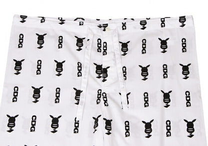 CDG 22AW Pokemon Character Logo Print Pants W/B Size S
