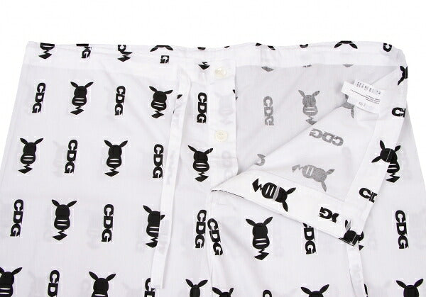 CDG 22AW Pokemon Character Logo Print Pants W/B Size S