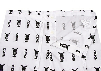 CDG 22AW Pokemon Character Logo Print Pants W/B Size S