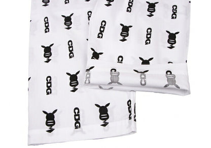 CDG 22AW Pokemon Character Logo Print Pants W/B Size S