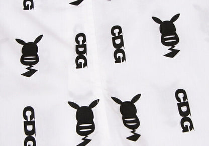 CDG 22AW Pokemon Character Logo Print Pants W/B Size S