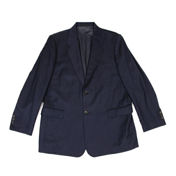 Papas GUABELLO SUPER130'S Wool Chalk Jacket Navy Size M