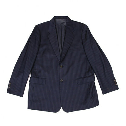 Papas GUABELLO SUPER130'S Wool Chalk Jacket Navy Size M