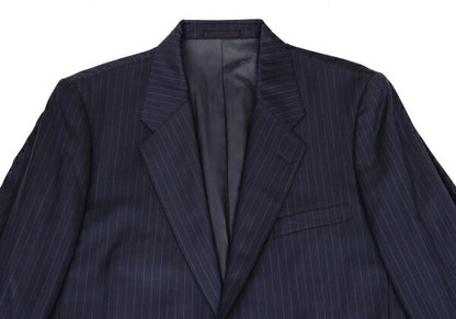 Papas GUABELLO SUPER130'S Wool Chalk Jacket Navy Size M