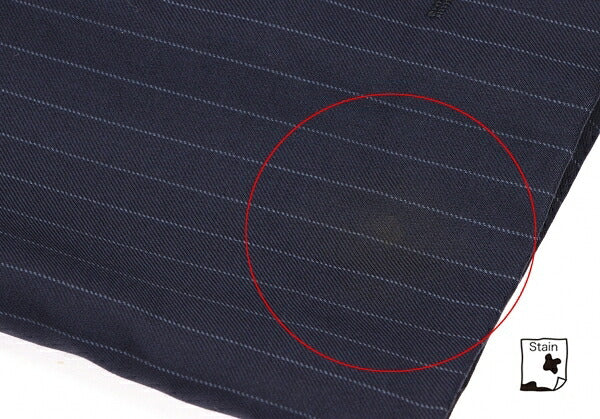 Papas GUABELLO SUPER130'S Wool Chalk Jacket Navy Size M