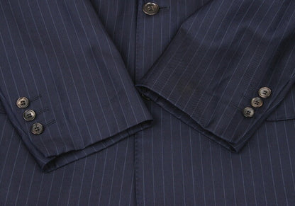 Papas GUABELLO SUPER130'S Wool Chalk Jacket Navy Size M