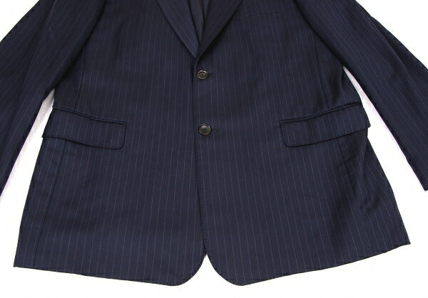 Papas GUABELLO SUPER130'S Wool Chalk Jacket Navy Size M
