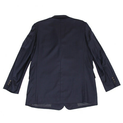 Papas GUABELLO SUPER130'S Wool Chalk Jacket Navy Size M