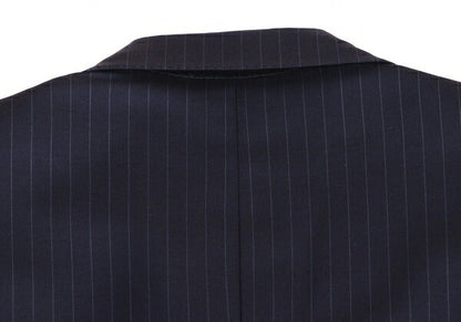 Papas GUABELLO SUPER130'S Wool Chalk Jacket Navy Size M