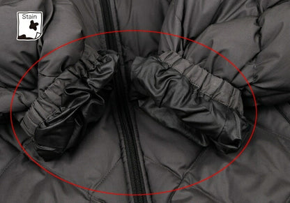 Papas Quilted Down Jacket Charcoal Gray Size L