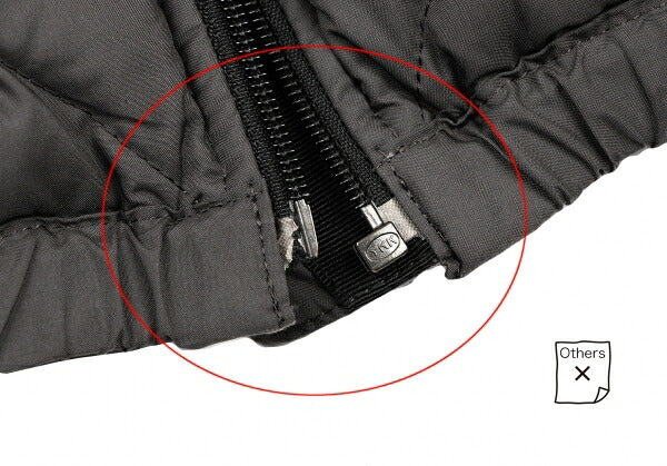Papas Quilted Down Jacket Charcoal Gray Size L