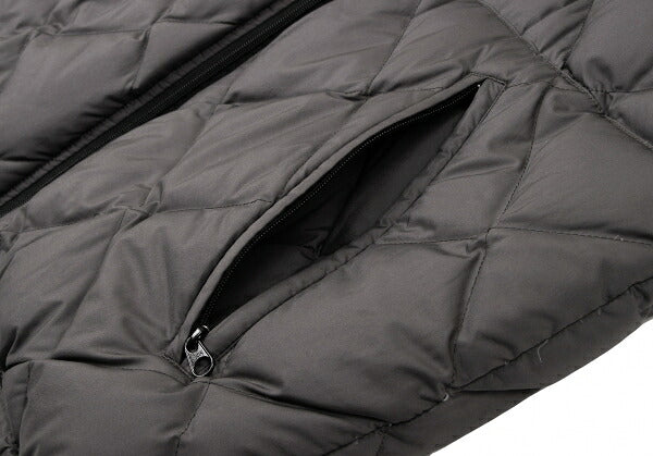Papas Quilted Down Jacket Charcoal Gray Size L