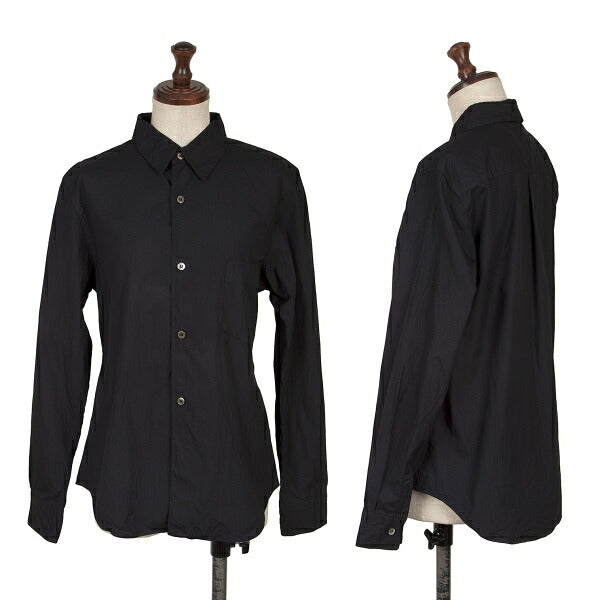 COMME des GARCONS Cotton Basic Button-Up Black Size M
