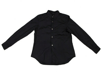 COMME des GARCONS Cotton Basic Button-Up Black Size M