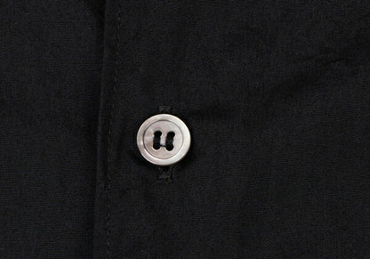 COMME des GARCONS Cotton Basic Button-Up Black Size M