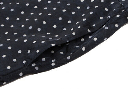 45rpm Cupro Cotton Dot Print Pants Navy White Size 3