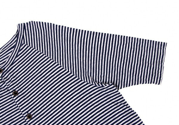 45rpm Cotton Border Raglan Cardigan Navy Gray Size 2
