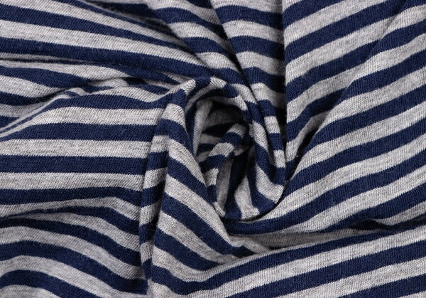 45rpm Cotton Border Raglan Cardigan Navy Gray Size 2